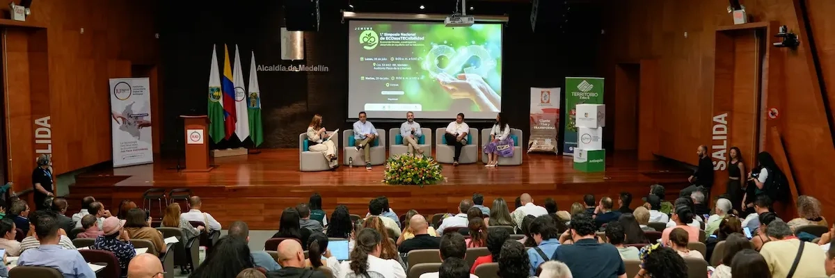 Antioquia se consolidó como referente nacional en sostenibilidad con el Primer Simposio Nacional de ECOsosTECnibilidad: Economía Circular